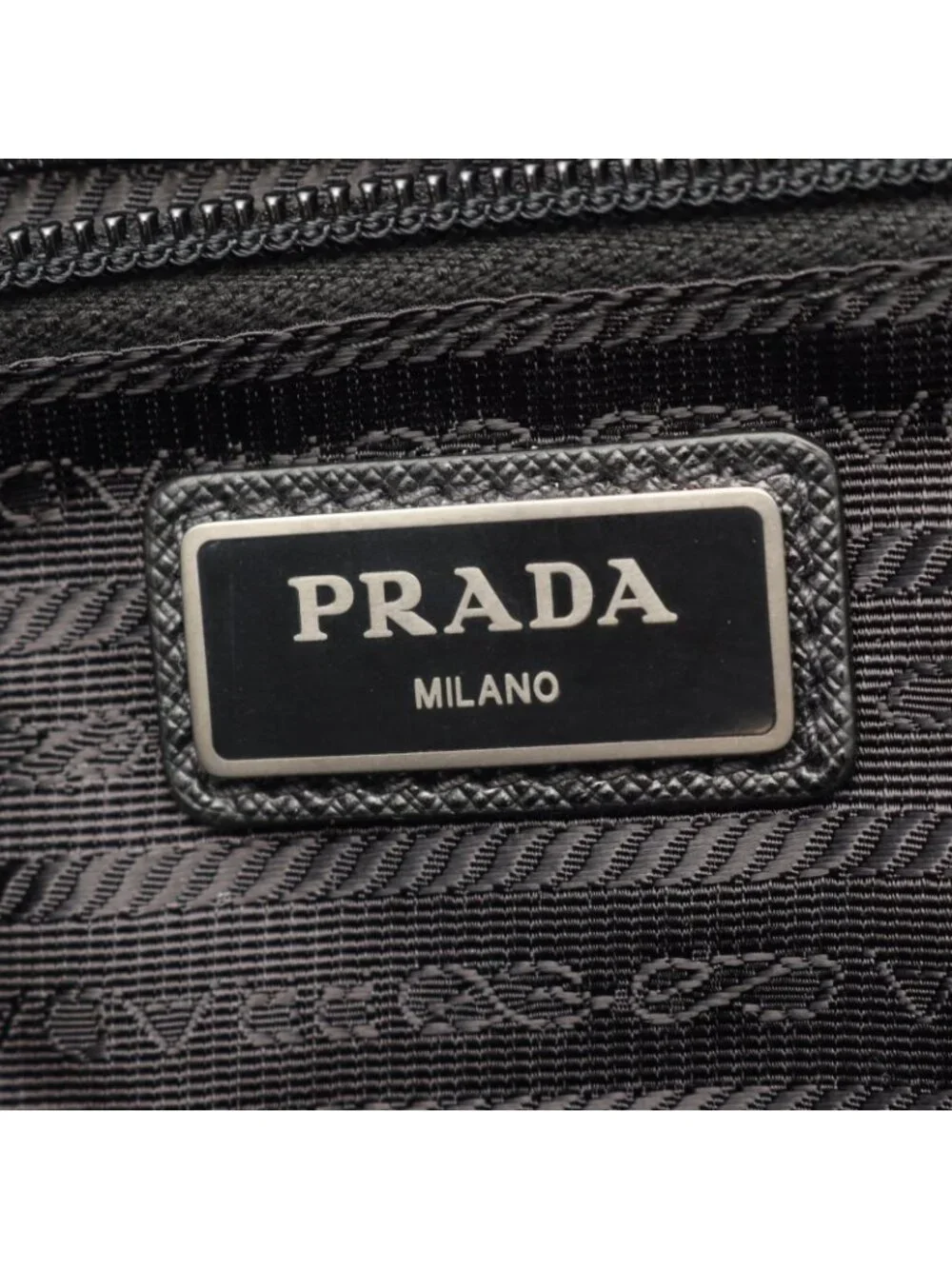 Prada Backpack Re-Nylon Black Nylon Saffiano Leather